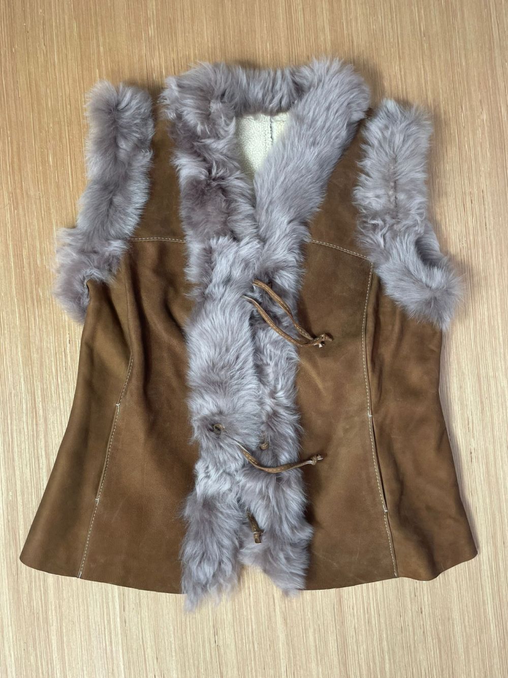 Sheepskin Lady skin vest gilets